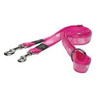 Rogz Beltz Fancy Dress MultiLijn XL Pink Paw 1 st. Extra Large