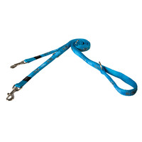 Rogz Beltz Fancy Dress MultiLijn M Turq Paw 1 st. Medium