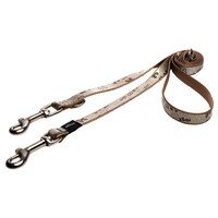 Rogz Beltz Lapz Trendy MultiLijn M Brown Bones  1 st. Medium