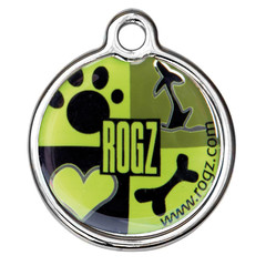 Rogz Passportz IDTag Metal S Lime Juice 1 st. Small