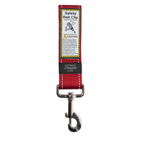 Rogz Beltz Beltz Safety Belt Car Clip Rood 1 st. One Size