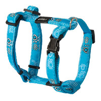 Rogz Beltz Fancy Dress Tuig S Turq Paw 1 st. Small