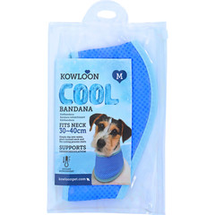 Kowloon Kowloon Cool bandana PVA blauw M, 30-40 cm.