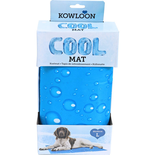 Kowloon Kowloon Cool mat blauw bubble L, 90x50 cm.