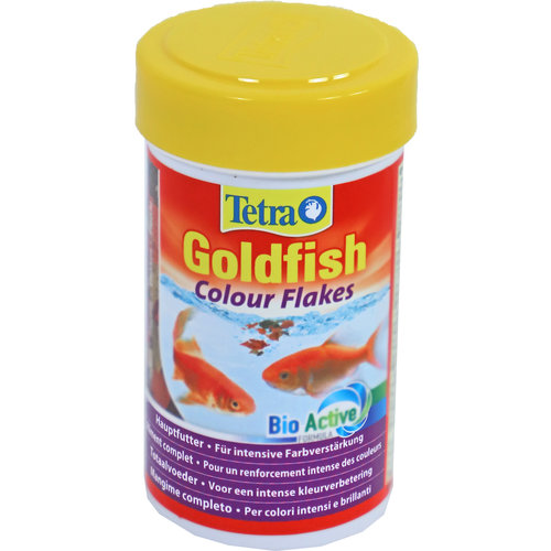 Tetra voeders Tetra Goldfish Colour vlokken, 100 ml.
