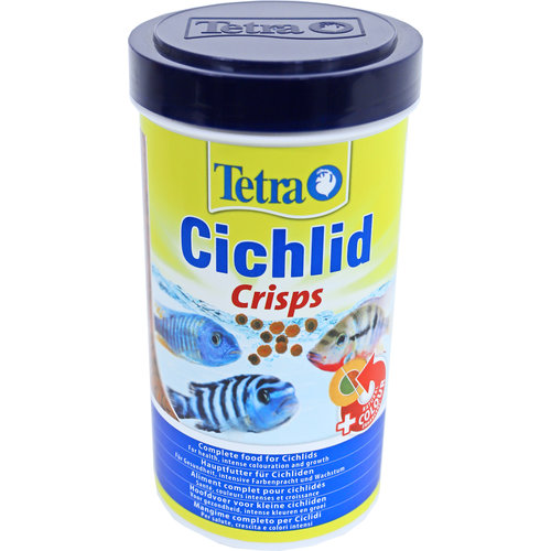 Tetra voeders Tetra Cichlid crisps, 500 ml.
