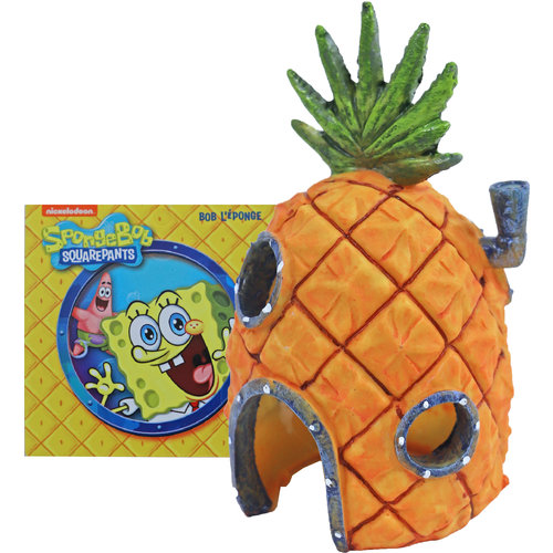 Penn-Plax Penn Plax Sponge Bob ornament, Ananas huis, 14 cm. SBR10