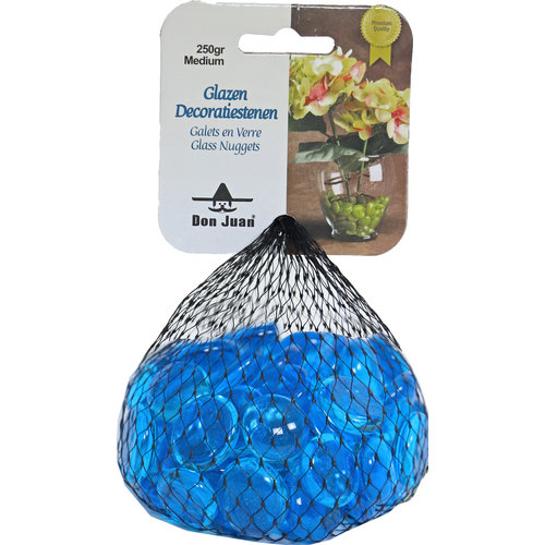 Boon Aqua Deco nuggets kristalblauw, zak a 250 gram.