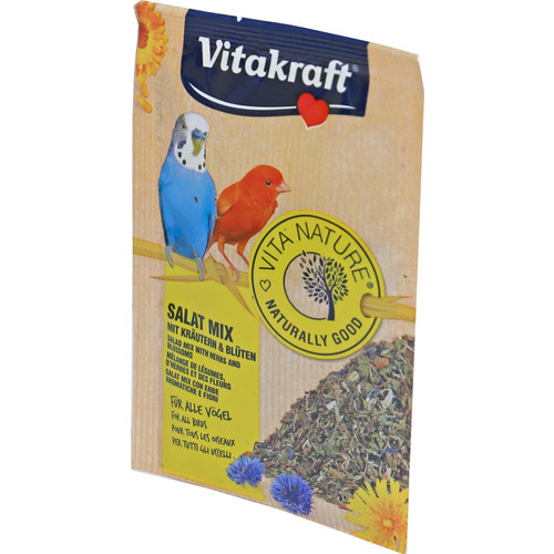 Vitakraft Vitakraft Salat Mix alle vogels, zakje a 10 gram.