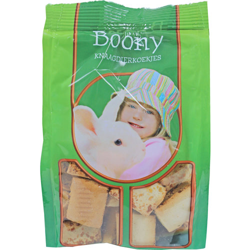 Boony Snacks Boony knaagdiersnack roasties appel, 150 gram.