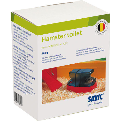 Savic Savic navulling zand 500 gram, voor hamstertoilet.
