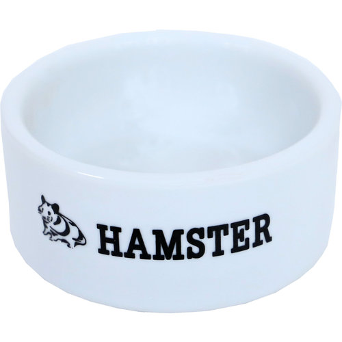Boon hamster eetbak steen wit, Ø 6 cm.