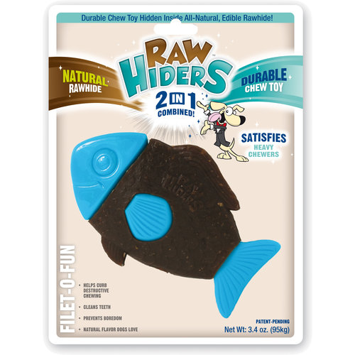 RawHiders Rawhiders hondenspeelgoed filet-o-fun.