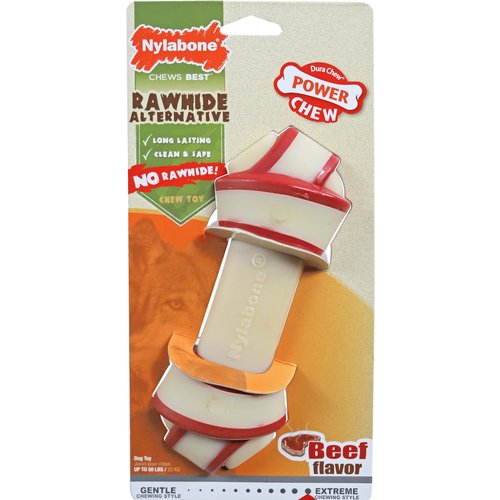 Nylabone Nylabone Dura Chew, Rawhide alternative beef, giant.