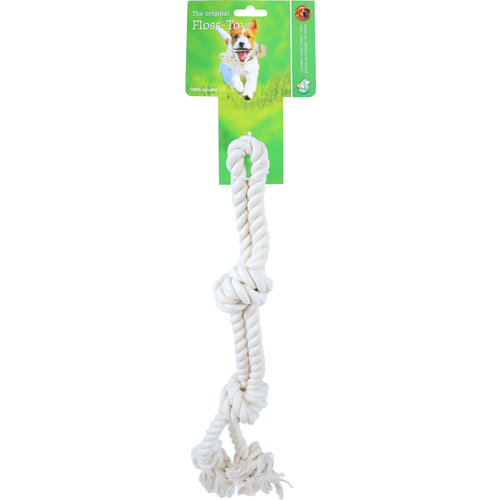 Boon floss-toy halter wit, small.