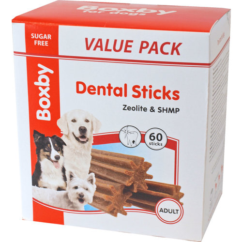 Proline Proline Boxby dental sticks doos à 60 stuks, medium.