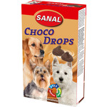 Sanal Sanal hond choco drops doos, 125 gram.