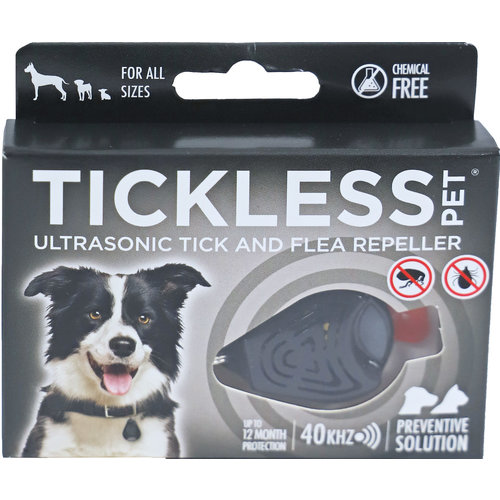 Tickless Tickless pet teek en vlo verjager, zwart.