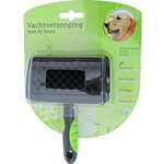 Boon vachtverzorging hond hondenborstel rubber massage, medium.