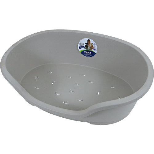 Moderna Moderna plastic hondenmand warmgrijs, 60/70 cm.