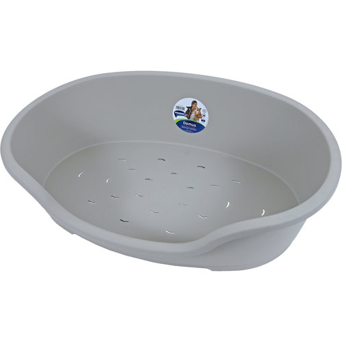 Moderna Moderna plastic hondenmand warmgrijs, 70/80 cm.