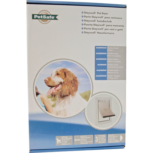 PetSafe PetSafe aluminium hondendeur nr. 620/M, wit/transparant.