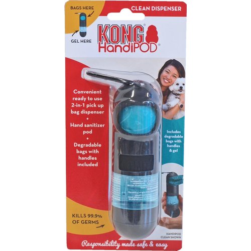 Kong Kong hond Handipod, clean dispenser.