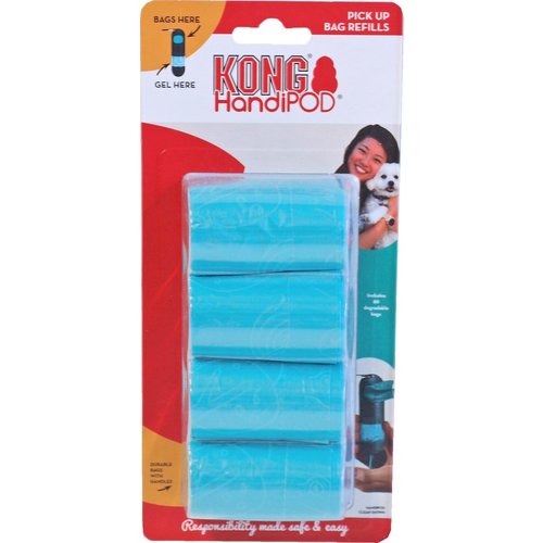 Kong Kong hond Handipod, pickup bag refills.