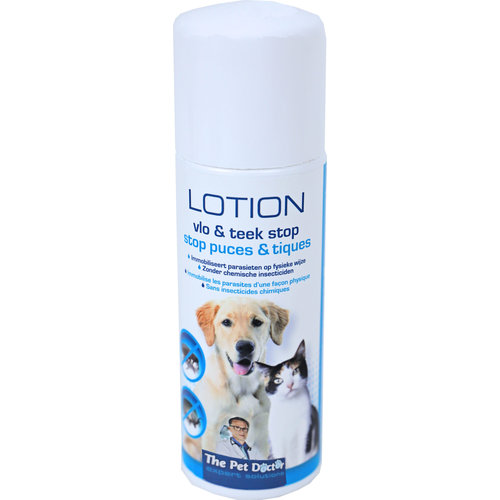 Pet Doctor The Pet Doctor vlo en teek stop lotion, 200 ml.