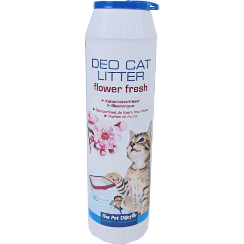 Pet Doctor The Pet Doctor deo cat litter flower fresh, 750 gram.