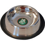 Boon kattendrinkschotel RVS met antisliprand, Ø 13 cm.