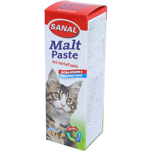 Sanal Sanal kat Malt pasta tube, 100 gram.