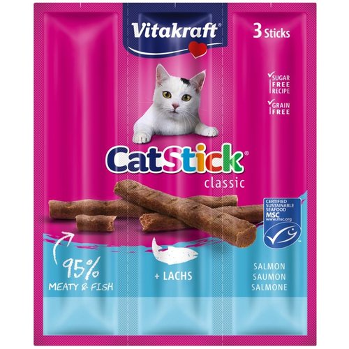 Vitakraft Vitakraft Cat-Stick mini, zalm.