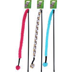 Boon kattenspeelgoed hengel met furry tail en pluche bal.