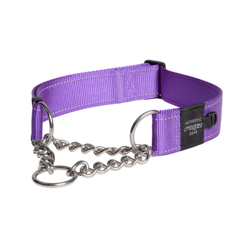 Rogz Beltz Utility Control Chain Halsband XXL Paars 1 st. Extra Extra Large