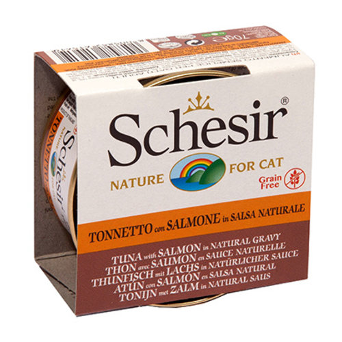 Schesir Schesir Cat Broth Nat. Tuna & Salmon 70 gr.