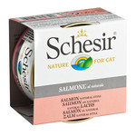 Schesir Schesir Cat Nat. Brine Rice Salmon 85 gr.