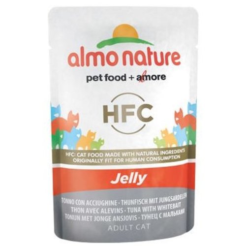 Almo Nature AN Tonijn en Jonge Ansjovis Jelly 55 gr.