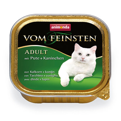 Vom Feinsten Feinsten Cat Adult Kalk+Konijn 100 gr.