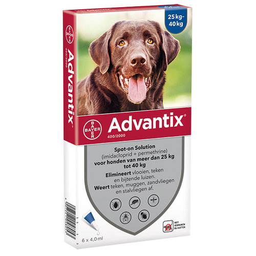 Advantix Advantix 400 > 6 Pipet 6 pip. 25 - 40 kg