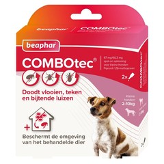 Beaphar ComboTec Dog 2-10 kg. 2 pip. 2 - 10 kg