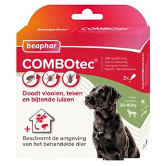 Beaphar ComboTec Dog 20-40 kg. 2 pip. 20 - 40 kg