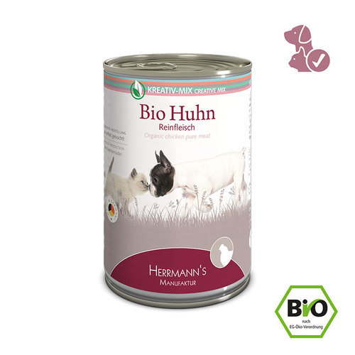 Herrmanns Bio Hond & Kat Herrmanns BIO Kip 400 gr.