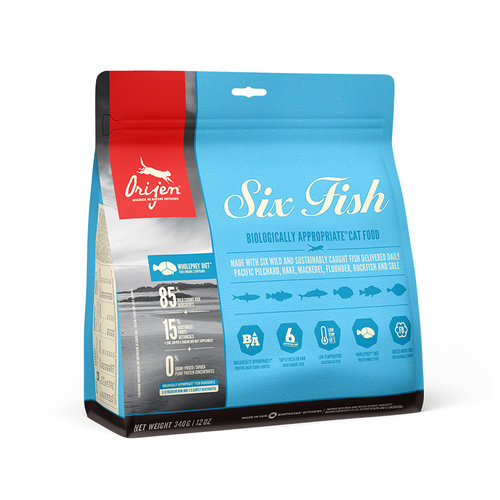 Orijen Hond & Kat Orijen 6 Fish Cat 340 gr.