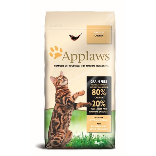 Applaws Hond & Kat Applaws Chicken adult Cat Brokjes   2 kg.