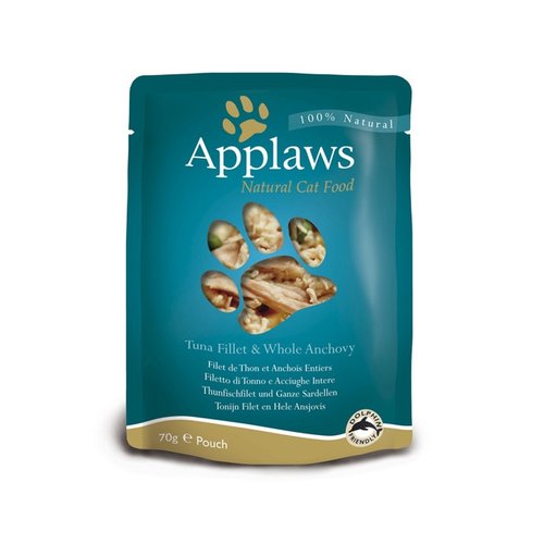 Applaws Hond & Kat Applaws Cat Pouch Tuna & Anchovy 70 gr.