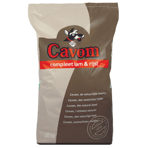 Cavom Cavom Lam & Rijst 20 kg.