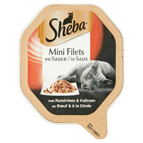 Sheba Sheba Selection Rund/Kalkoen Saus 85 gr.