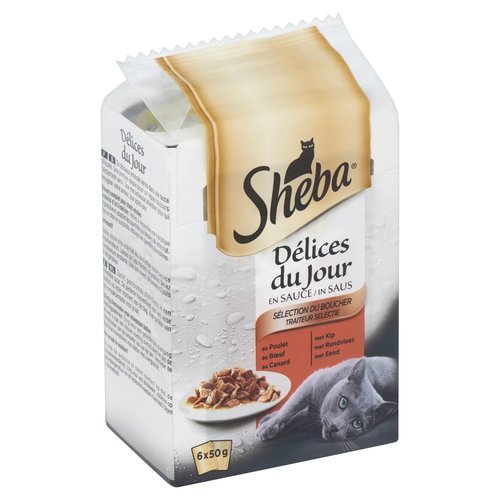 Sheba Sheba Delice du Jour Traiteur Selectie 6x50 gr.