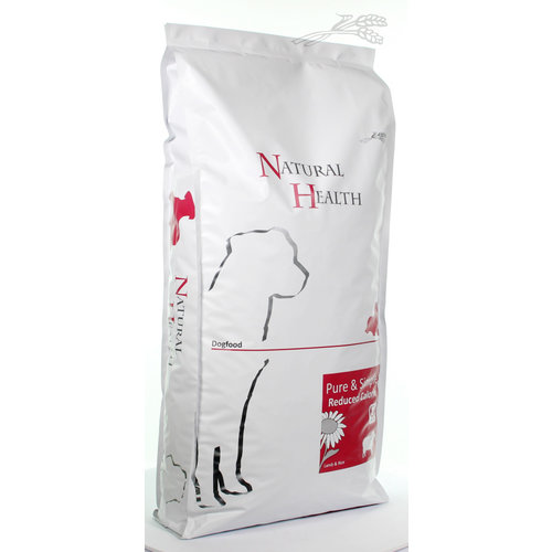 Natural Health Voer NH Dog Lamb & Rice Reduced 12,5 kg.